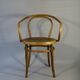 Le Corbusier b9 blond armchair, by Kohn, wooden seat 1915