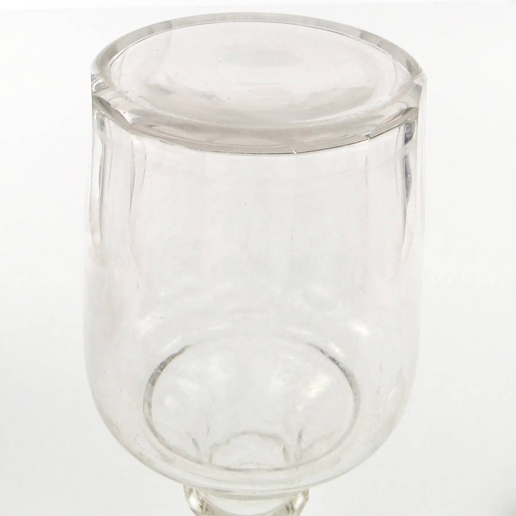 Art Deco carafe, crystal, Sweden, 1950s