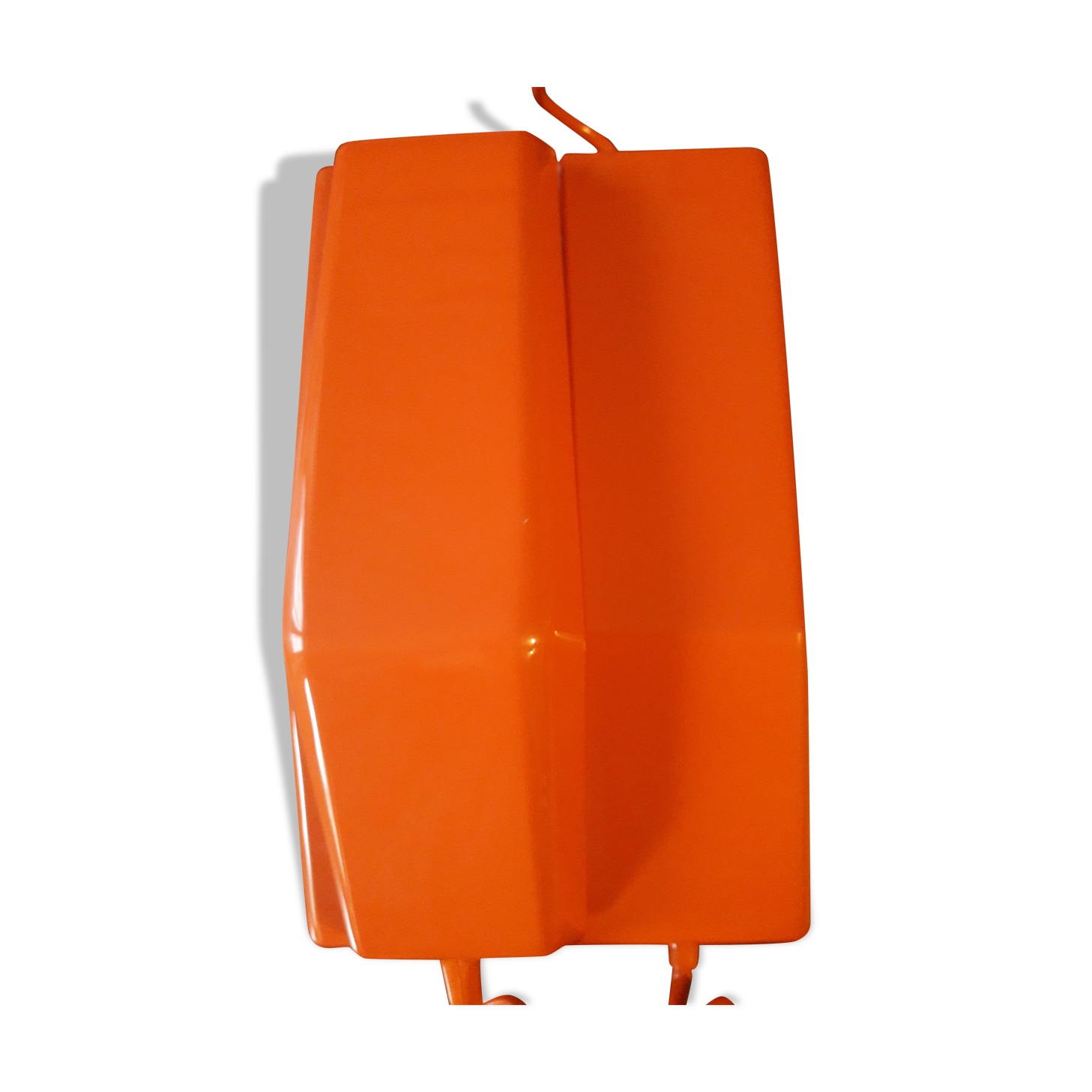 Orange phone Contempra vintage NEW with dial