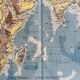 Old physical map — Ancient Continent | Europe, Africa, Asia & O