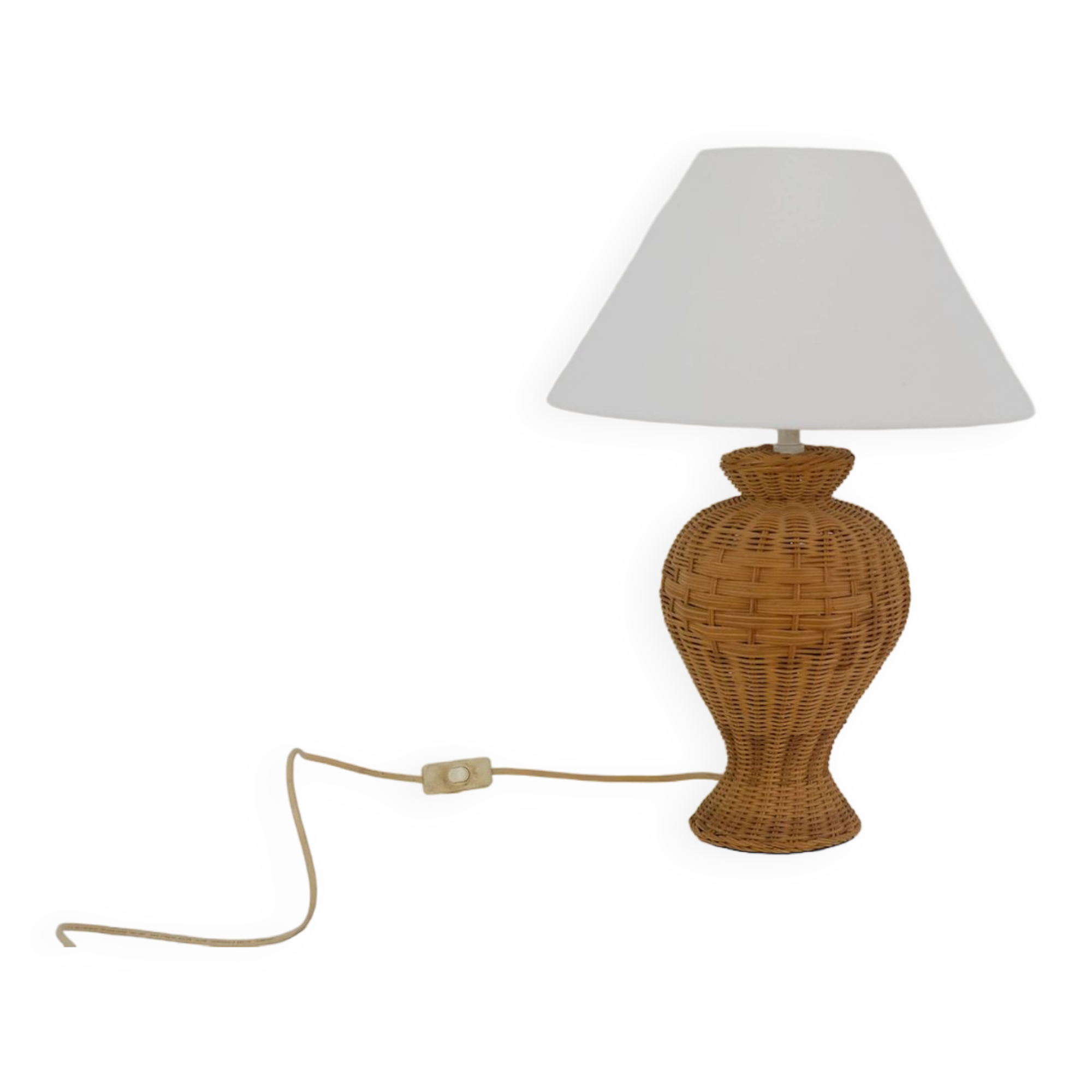Rattan lamp