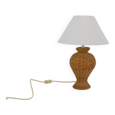 Lampe en rotin