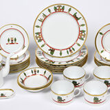 Service en porcelaine blanche