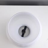 Former bistro ceiling lamp - Half-spherical globe in white opaline - 1950