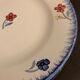 Lot de 6 assiettes plates Digoin Sarreguemines, modèle Mary Lou