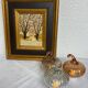 Oil on canvas signed “The two chestnut trees”