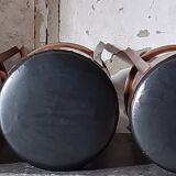 Lot of five old bistro stools