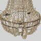 Louis XV style basket chandelier with 20th century tassels