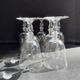 Baccarat – glasses size n°2 - art nouveau - blown plain crystal - service vence