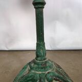 Marble marble and wrought iron vintage bistro table