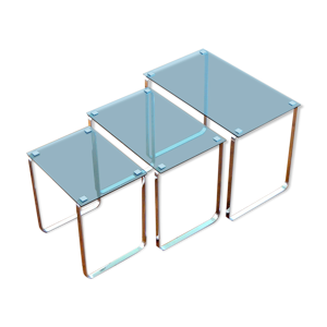 suite de 3 tables gigognes - design