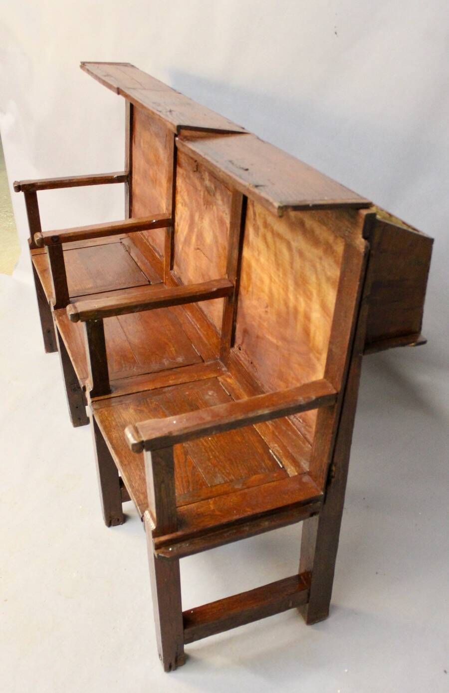 3 Seater Oak Church Bench