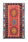 1940s Turkish Kilim Rug, Small Wool Medallion Flatweave 75 x 130 cm