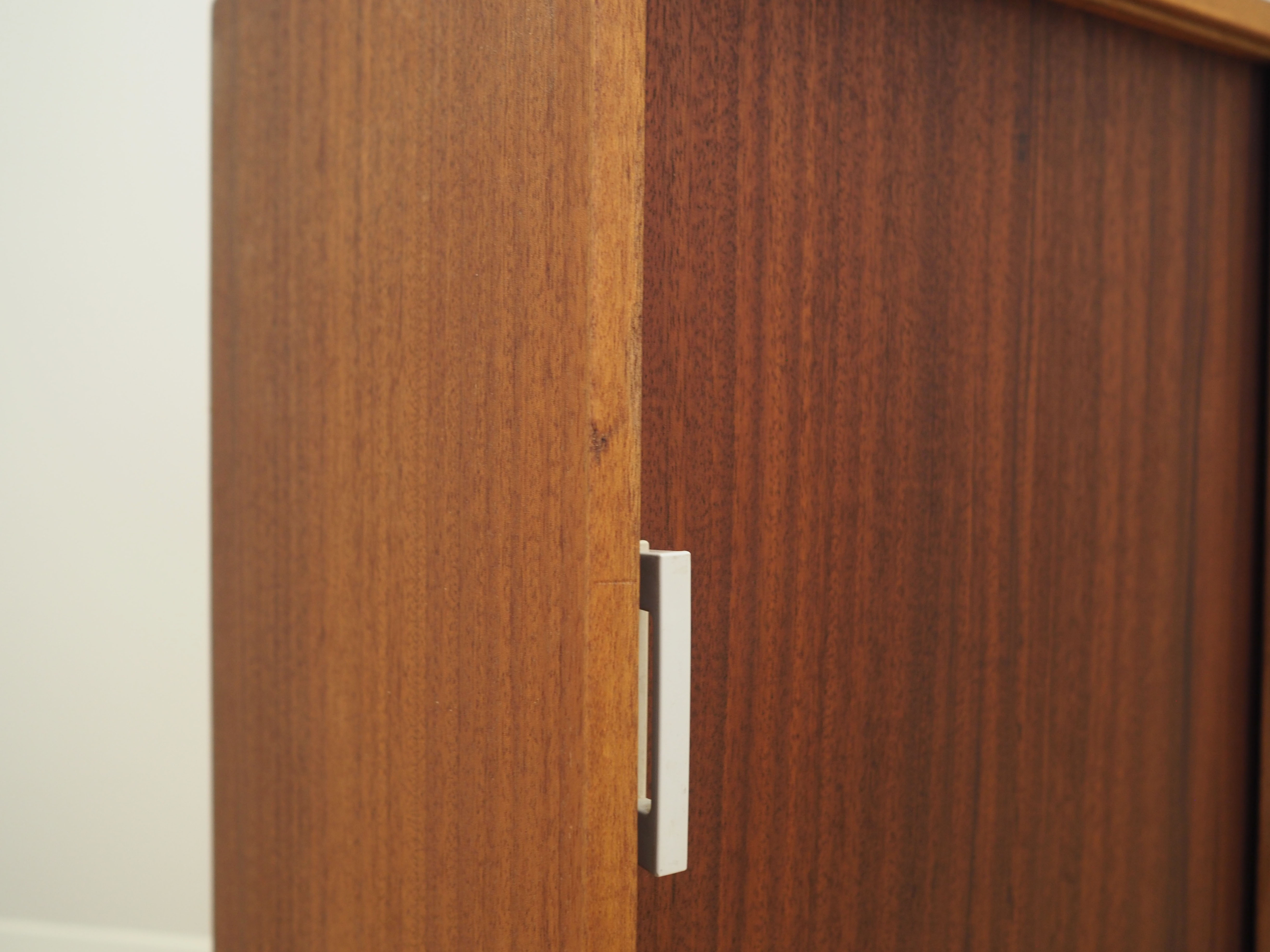 Armoire en acajou, design danois, années 1970, fabriquée au Danemark