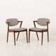 Kai Kristiansen chairs in roswood model 42, set of 8,Denmark 1960s