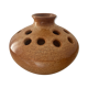 Vase pique-fleurs en grès signe Dehoux