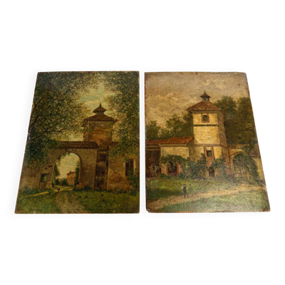 Tableaux, peinture corps de ferme