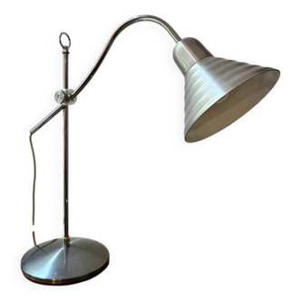 Large vintage Aluminor steel lamp