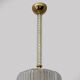 Attributed to Tomaso Buzzi Art Dèco Style Brass Murano Glass Lantern Chande
