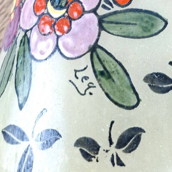 Vase art nouveau signé LEG ( Legras)