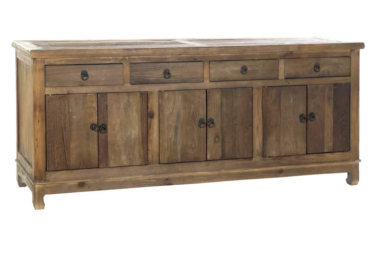 Commode orme 190x50x80 vieilli marron    etat neuf