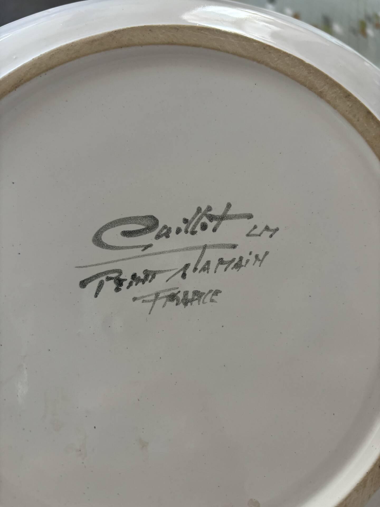 Fish plates signed Guillot - Vallauris