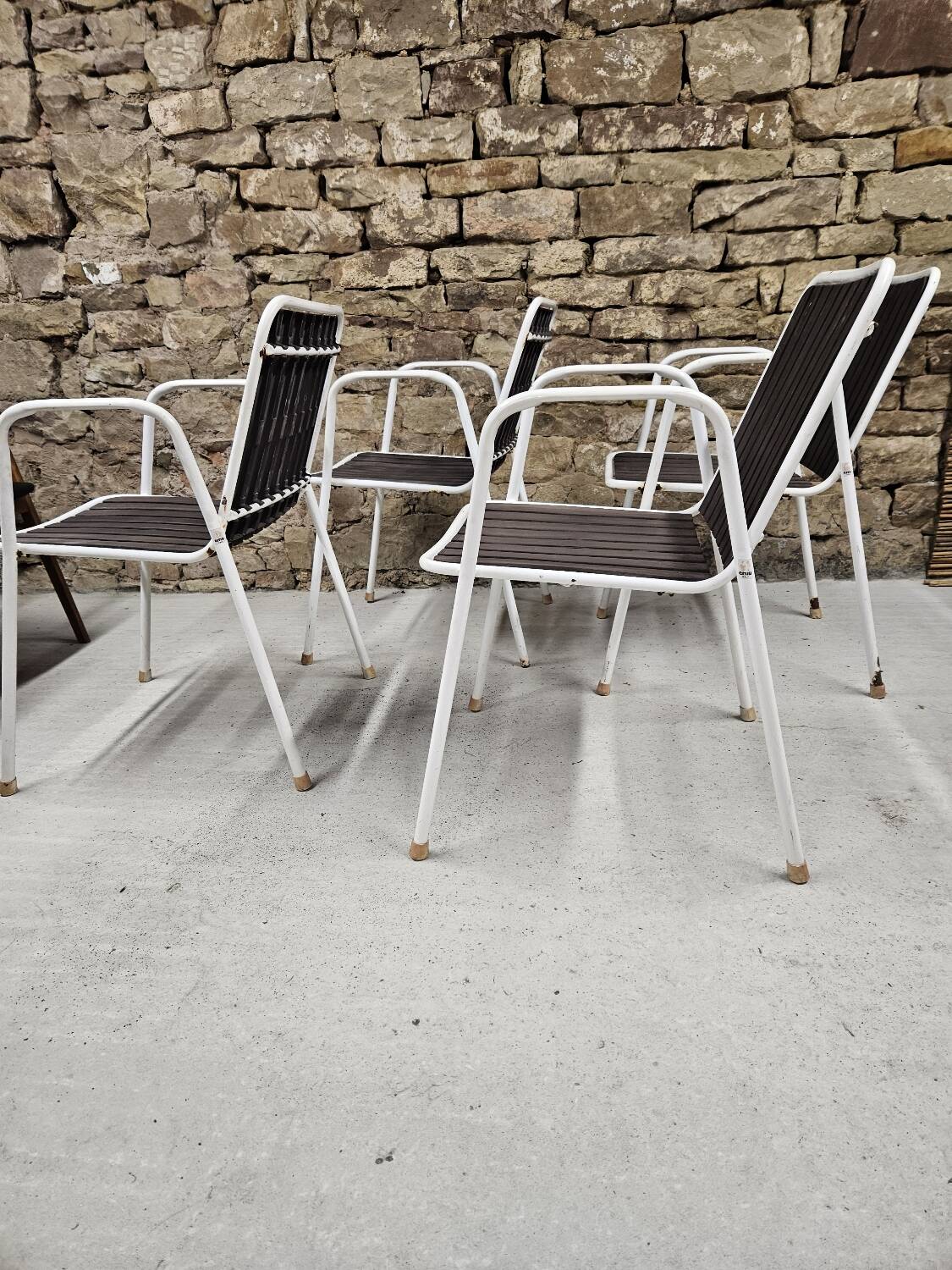 4 EMU chairs, Rio model, 1960