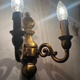 Vintage Brass Wall Sconce