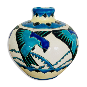Art Deco Kéramis vase by Charles Catteau