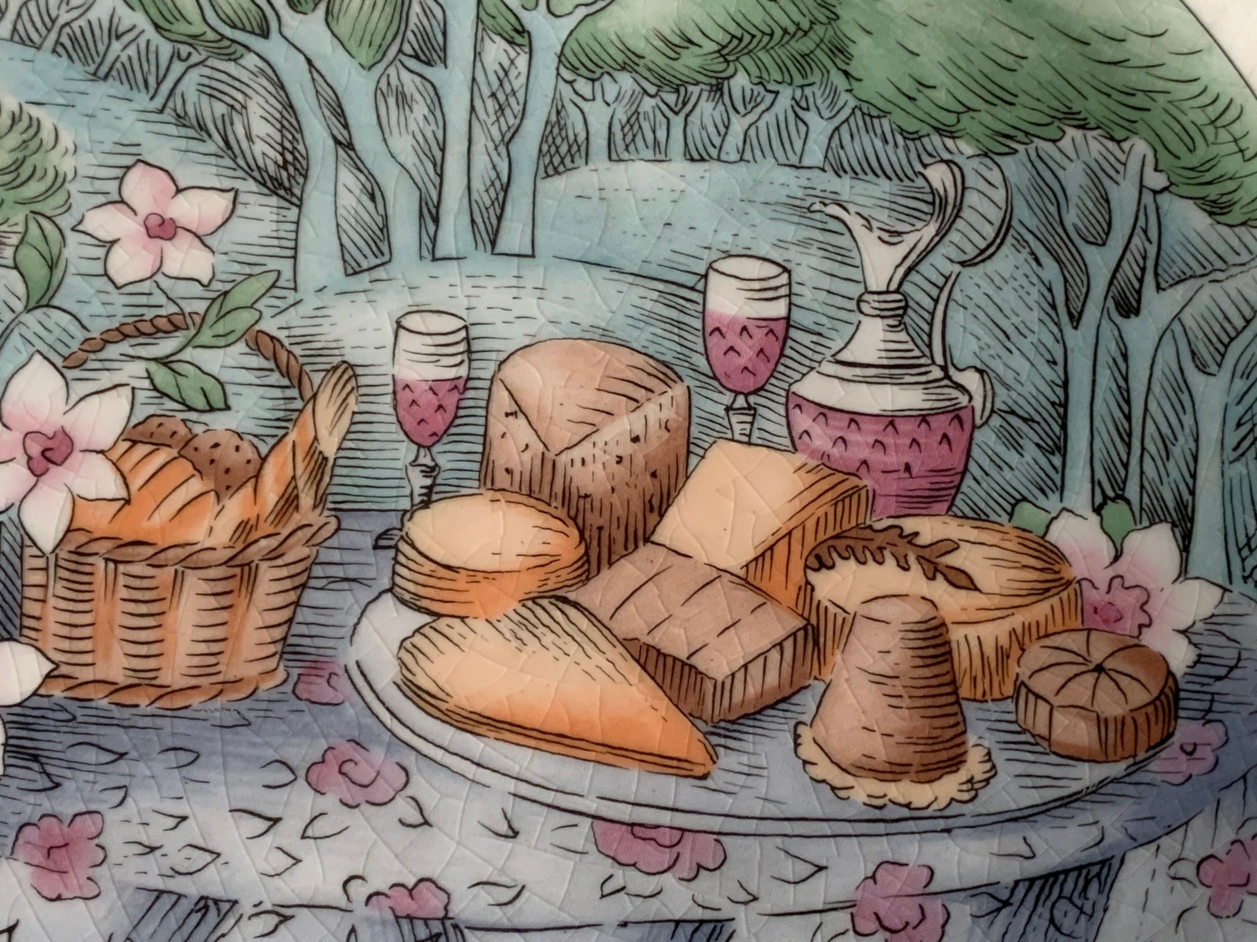 5 Gien Cheese Plates Marie-Pierre Boitard Flavours