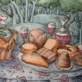 5 Gien Cheese Plates Marie-Pierre Boitard Flavours