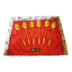 6 teaspoons, guaranteed fine gold EMF, original box -1950-