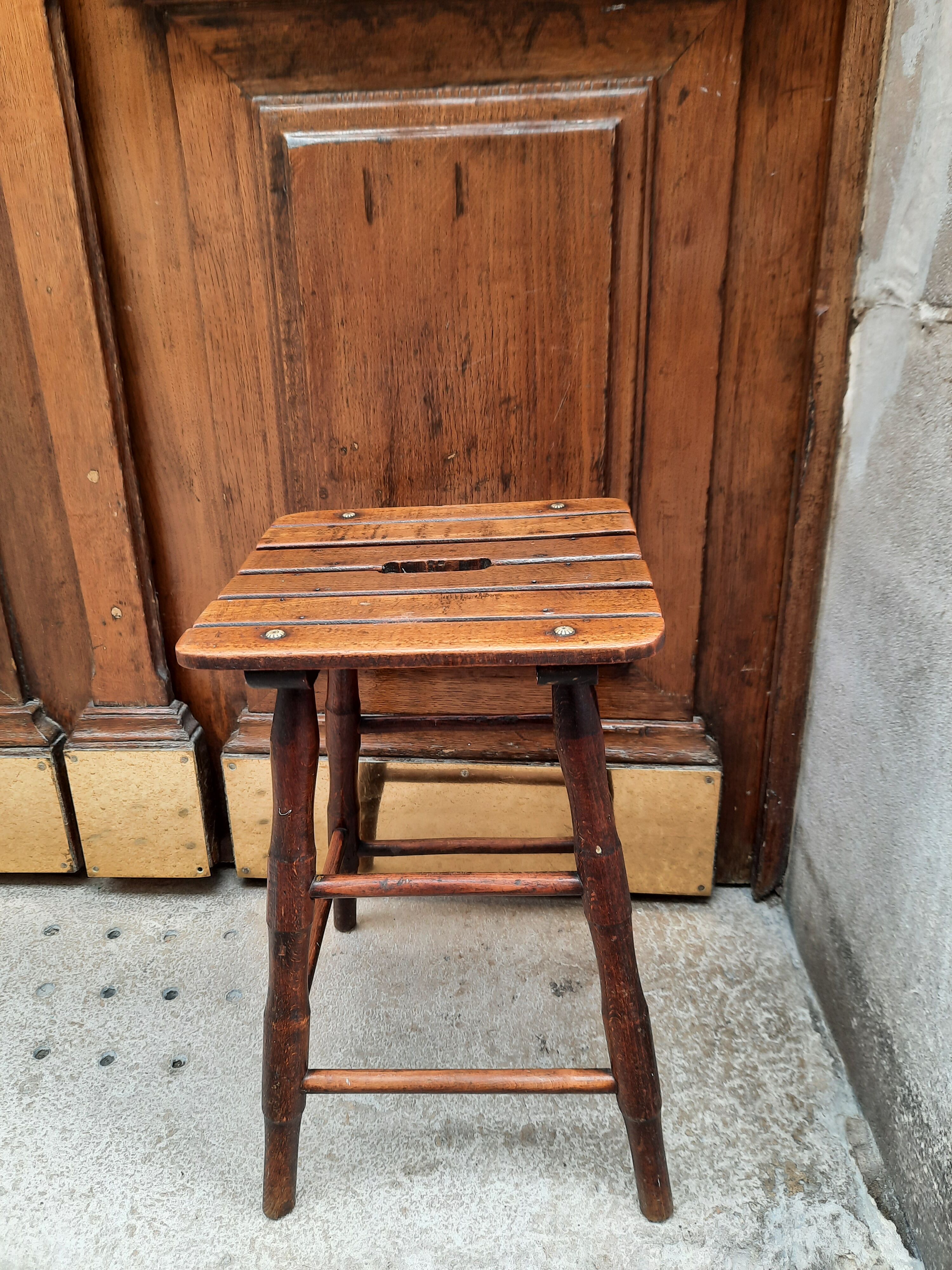 Old workshop stool