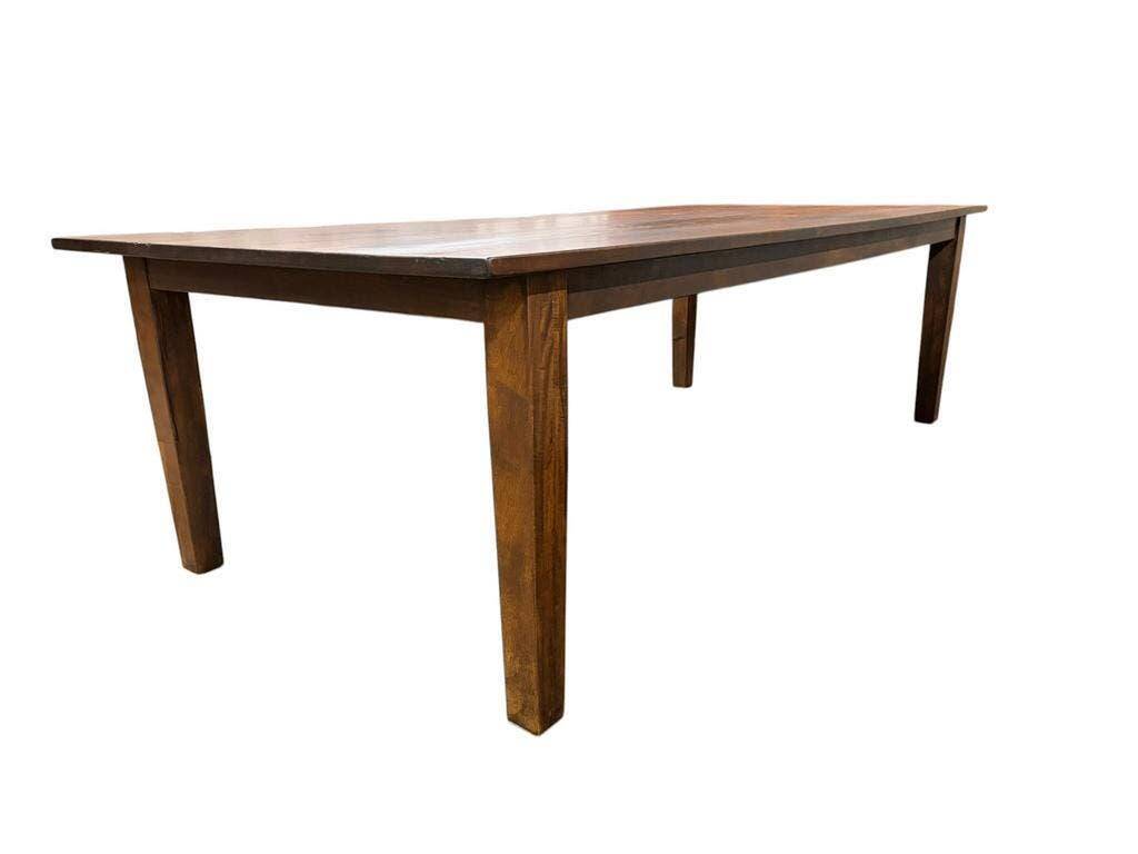 XL vintage dining table in solid wood