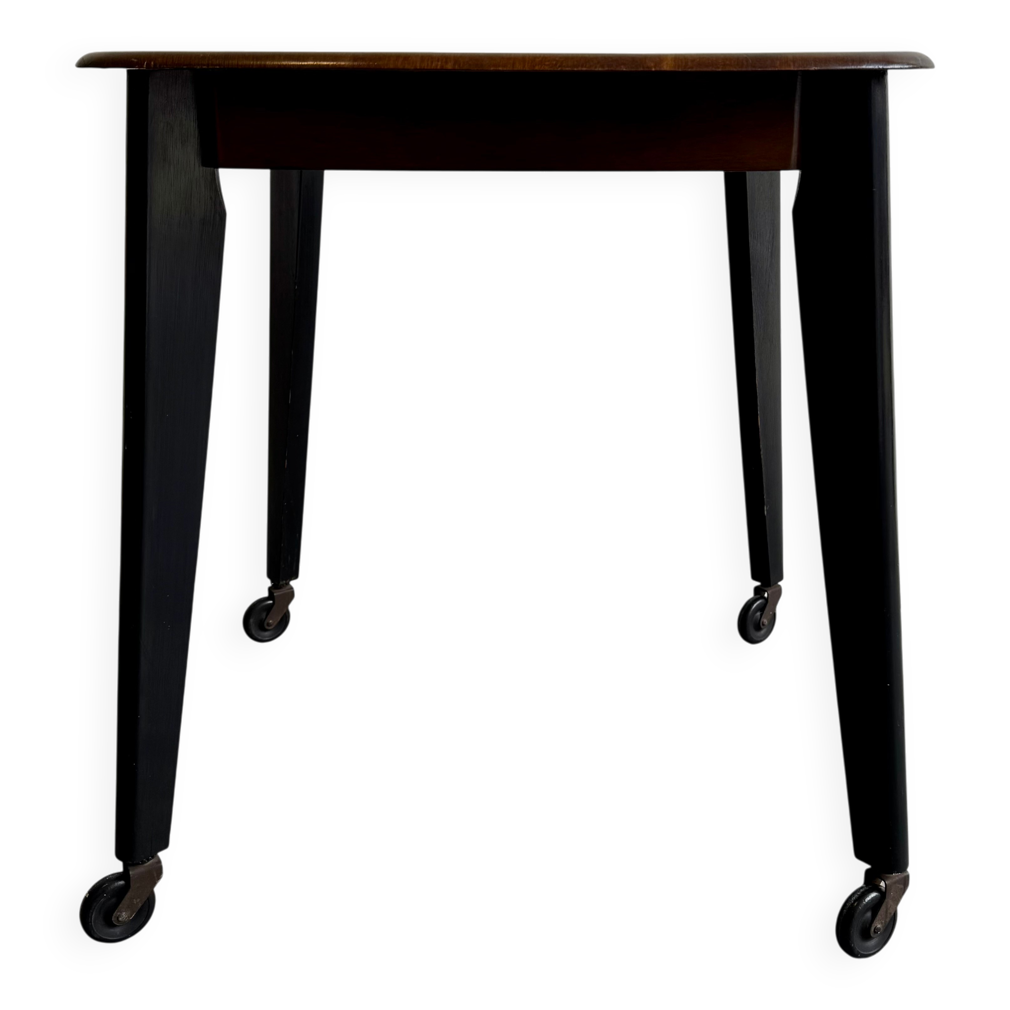 Vintage Side Table on Castor Wheels