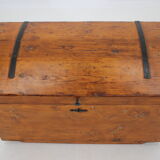 Antique wooden chest czechoslovakia