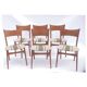 Set of 6 vintage Ikea "Olé" chairs from the 1950s, Swedish.
