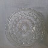 Pie dish, cut glass presentation plate by Walther Glass.