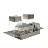 Hollywood regency Cruet-set, Manifattura Zani Italy, 1970s.