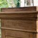 Notary cabinet in solid raw oak, 1920