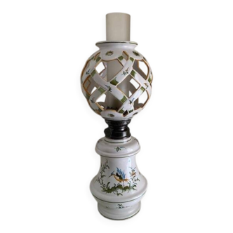 Moustier faience lamp