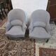 Paire de fauteuils crapaud Napoléon III