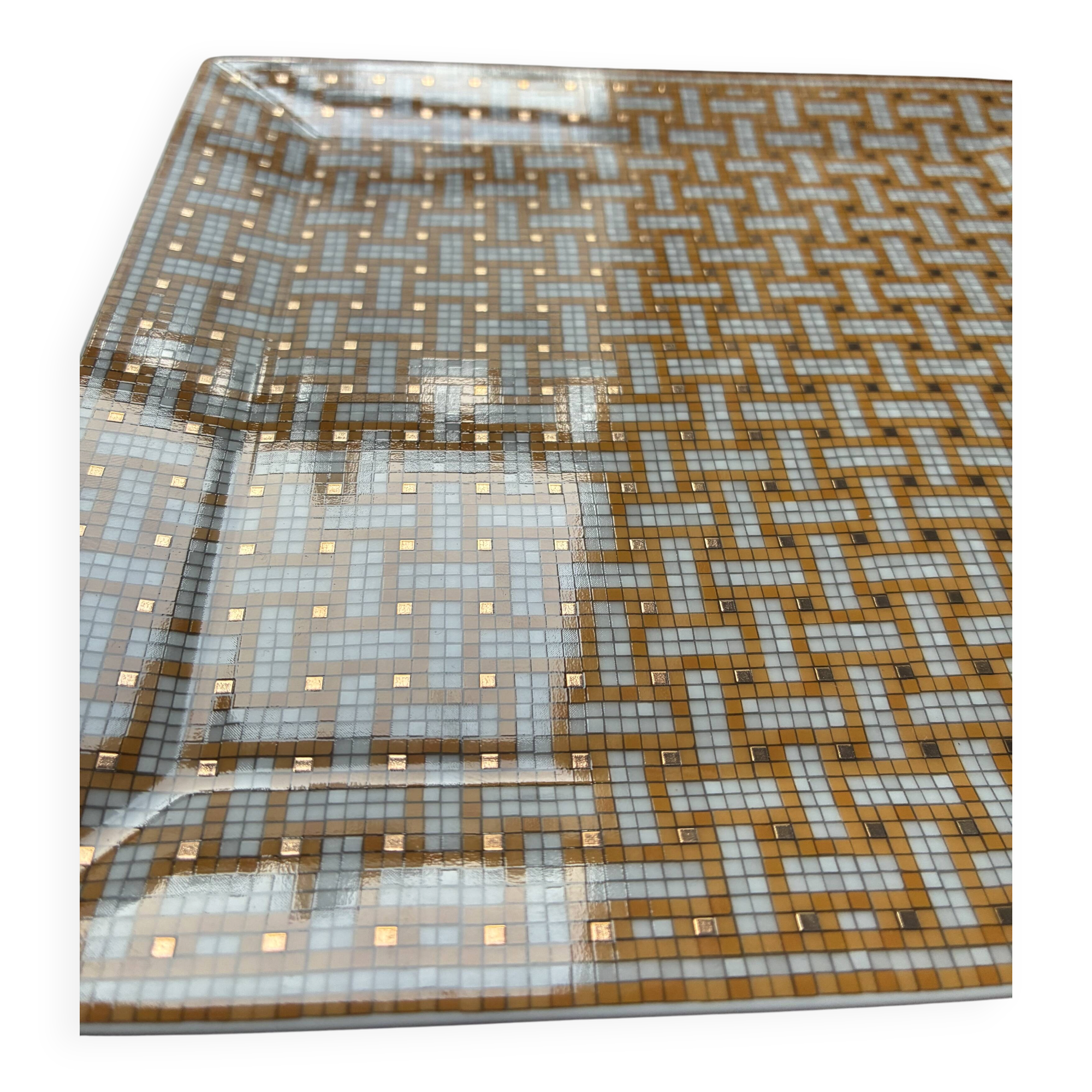 Hermès plate - mosaic