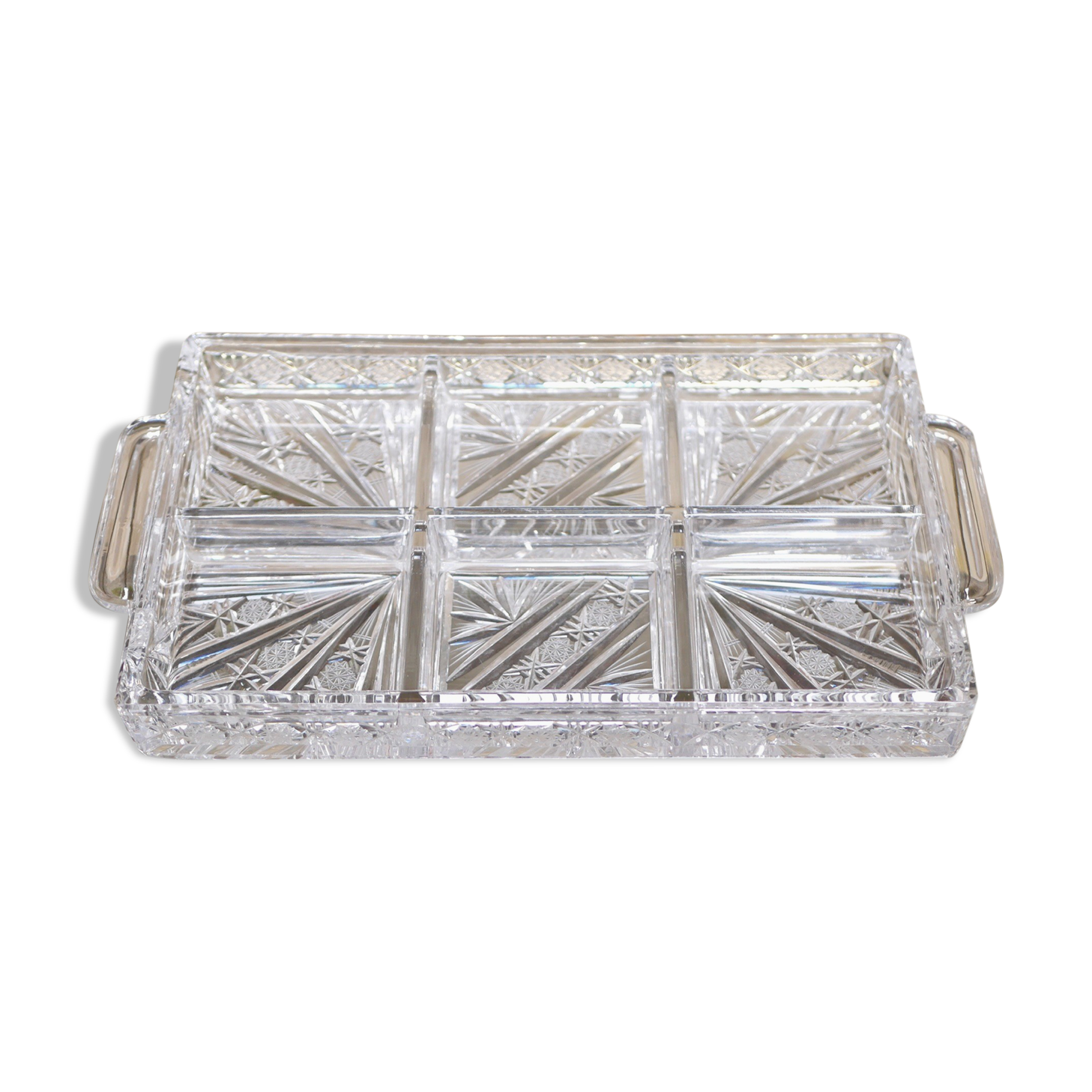 Crystal aperitif dish