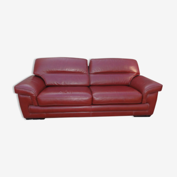 Buffalo leather sofa by Cinna