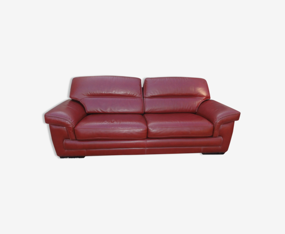Buffalo leather sofa by Cinna | Selency