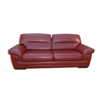 Buffalo leather sofa by Cinna