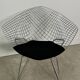 Diamond Bertoia armchair in chrome metal vintage 80