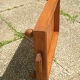 Solid wood service tray, vintage