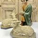 Altar angel statue 26.5 cm plaster santon church nativity scene